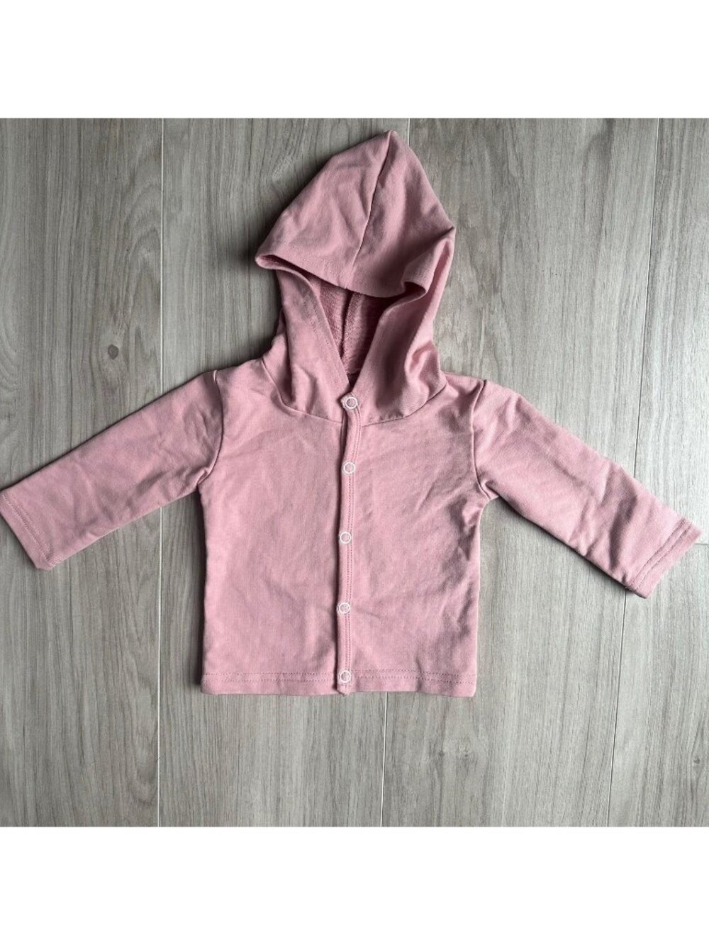 June & January Rose Hoodie Snap Cardigan